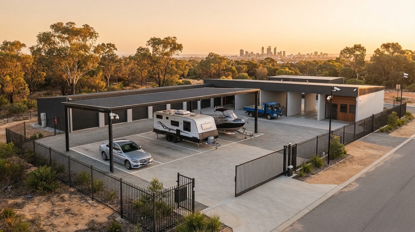 Vehicle Storage with No Lock-In Contract: Flexible Perth Options